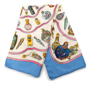 Pre-Loved Hermes Qu Importe Le Flacon Silk Scarf 90